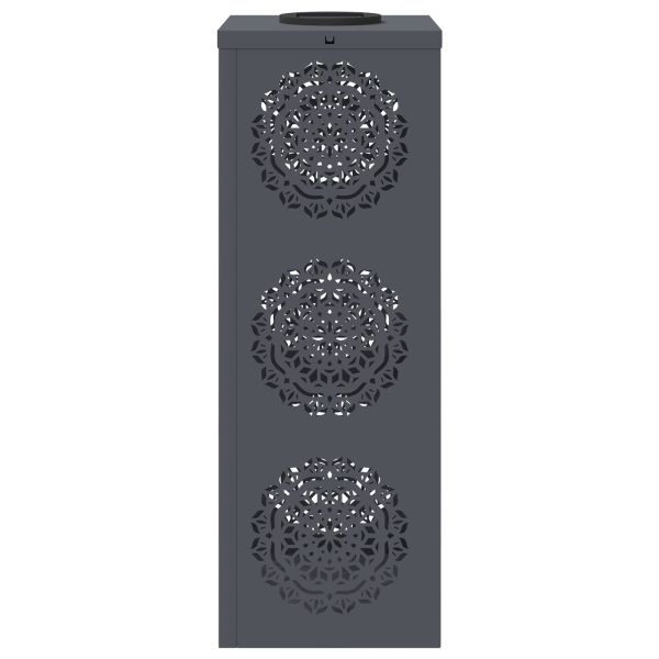 Соларна LED светлина за пътека 2 бр. Топло бяло 18 x 18 x 50 см
