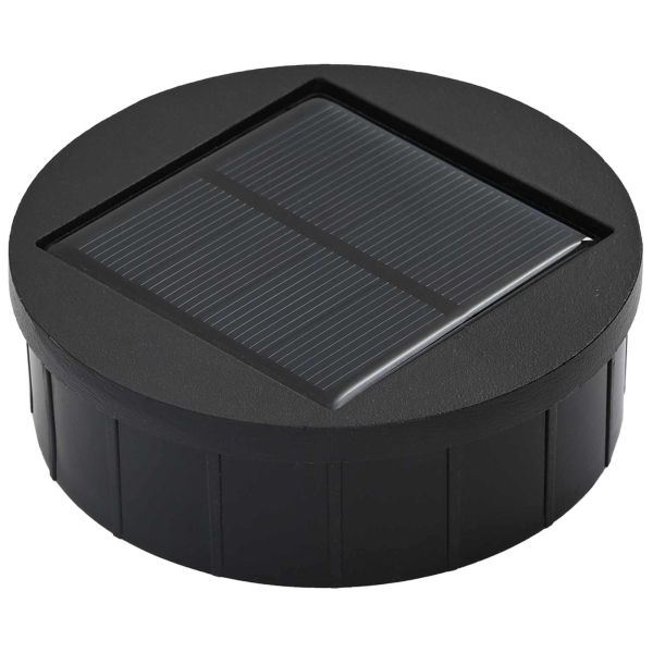 Соларна LED светлина за пътека 2 бр. Топло бяло 18 x 18 x 50 см