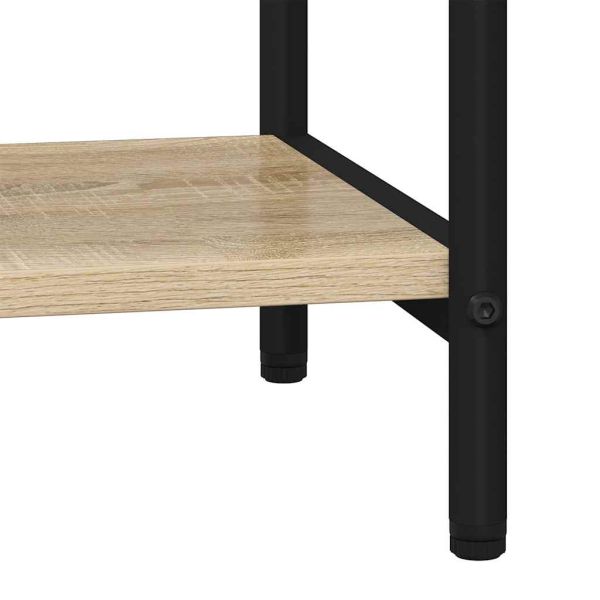 Рафт за книги 5 нива 60 x 30 x 183 см Инженерна дървесина