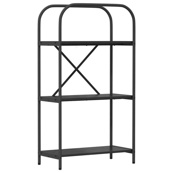Рафт за книги 3 нива 60 x 30 x 109 см Инженерна дървесина