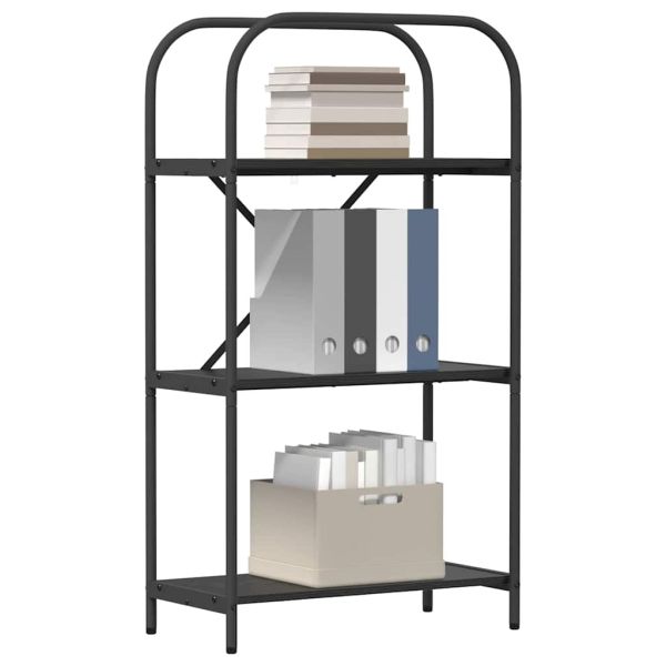 Рафт за книги 3 нива 60 x 30 x 109 см Инженерна дървесина