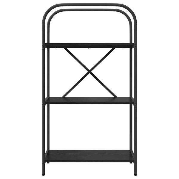 Рафт за книги 3 нива 60 x 30 x 109 см Инженерна дървесина