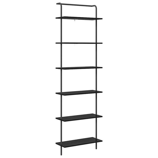Рафт за книги 6 нива 60 x 24 x 203 см Инженерна дървесина