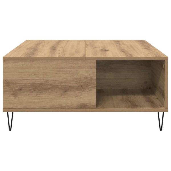 Масичка за кафе Дъб 80 x 80 x 36,5 см Инженерно дърво