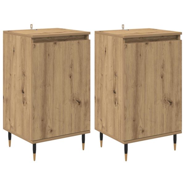 Служебен шкаф 2 pcs Дъб 40 x 35 x 70 см