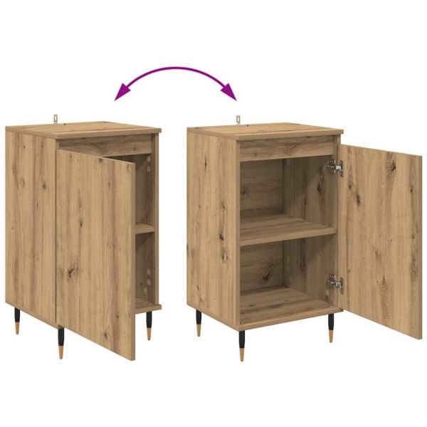Служебен шкаф 2 pcs Дъб 40 x 35 x 70 см