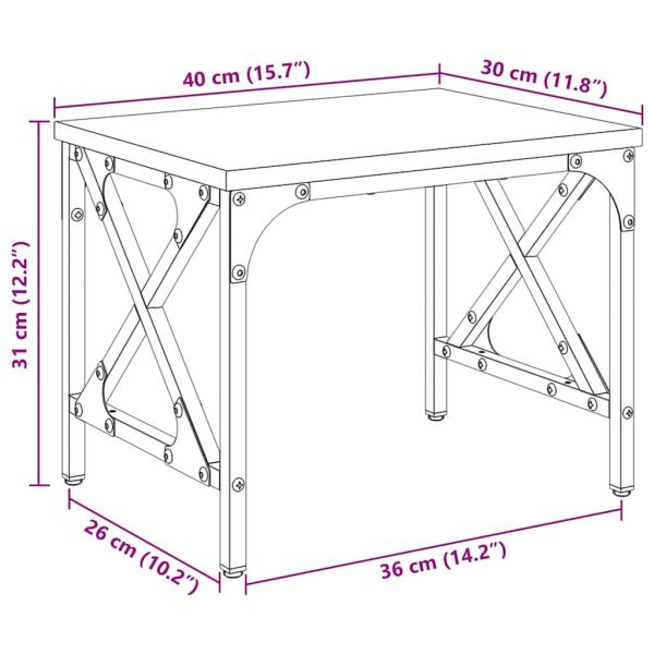 Стойка за принтер Дъб артизан 40 x 30 x 31 см
