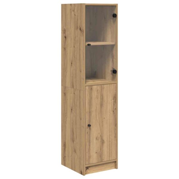 Висок шкаф Дъб 35 x 37 x 142 см Инженерна дървесина