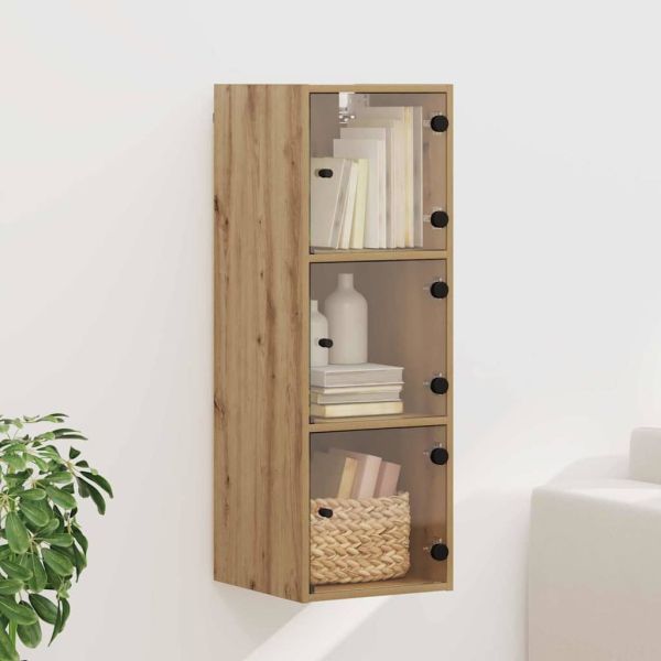 Стенен шкаф 35 x 37 x 102 см Инженерна дървесина Дъб