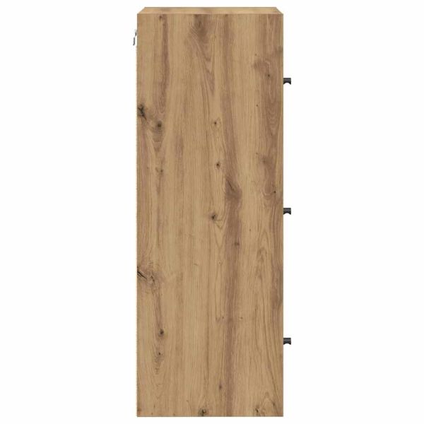 Стенен шкаф 35 x 37 x 102 см Инженерна дървесина Дъб