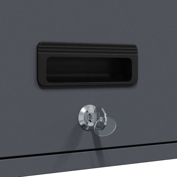 Стенен шкаф за гараж Антрацит 80 x 33 x 35 см