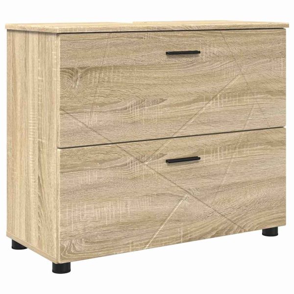 Шкаф за баня Сонома дъб 76,5 x 35 x 64 см