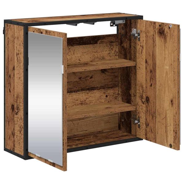 Стенен рафт Старо дърво 65 x 20 x 60 см