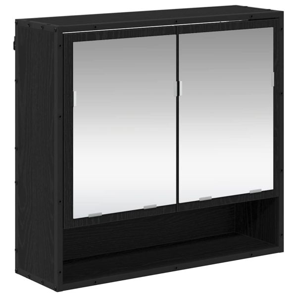 Стенен рафт Черния дъб 65 x 20 x 60 см