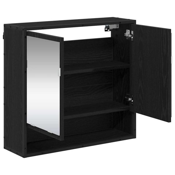 Стенен рафт Черния дъб 65 x 20 x 60 см