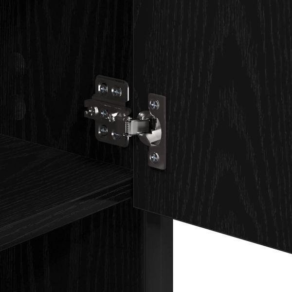 Стенен рафт Черния дъб 65 x 20 x 60 см