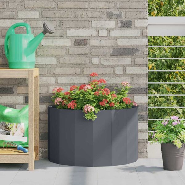 Кашпа Антрацит 60 x 30 x 35 см Стомана