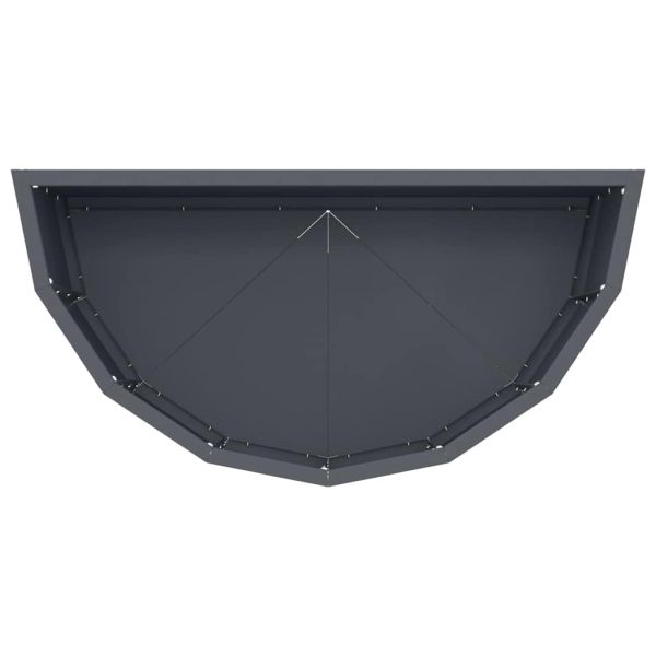 Кашпа Антрацит 60 x 30 x 35 см Стомана