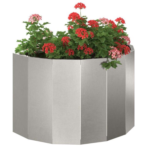 Кашпа Сребрист 60 x 30 x 35 см Неръждаема стомана