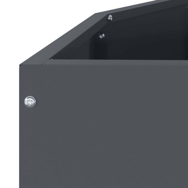 Кашпа Антрацит 120 x 60 x 50 см Стомана