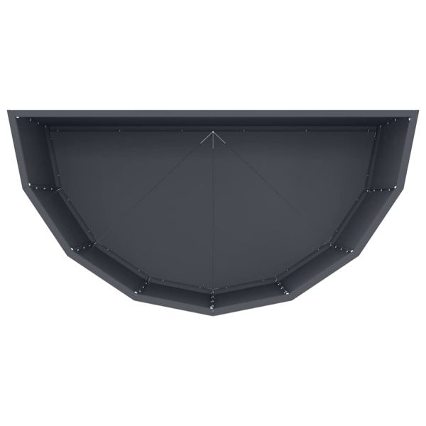 Кашпа Антрацит 90 x 45 x 50 см Стомана