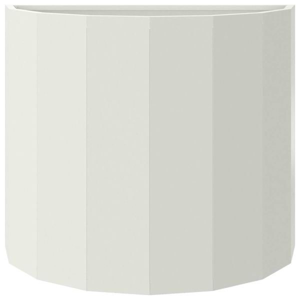 Кашпа Бяло 60 x 30 x 50 см Стомана