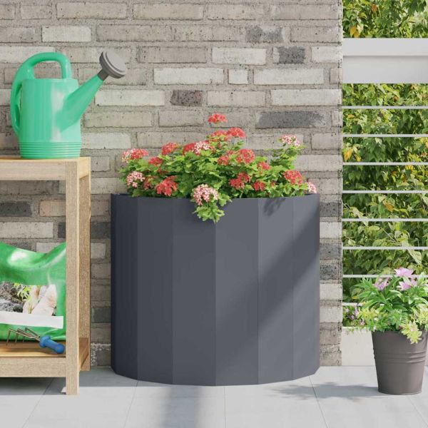 Кашпа Антрацит 60 x 30 x 50 см Стомана