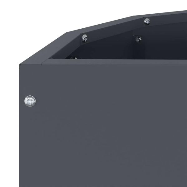 Кашпа Антрацит 60 x 30 x 50 см Стомана
