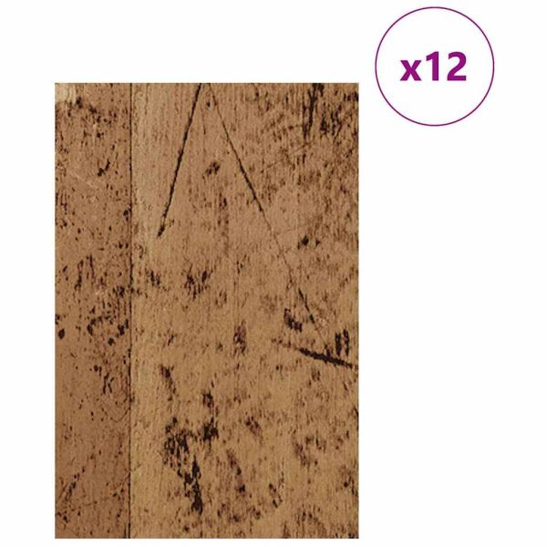 Декор панели 12 pcs Старо дърво 40 x 60 x 0.27 см