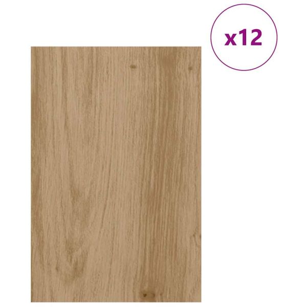 Декор панели 12 бр. Дъб 40 x 60 x 0.27 см Инженерна дървесина