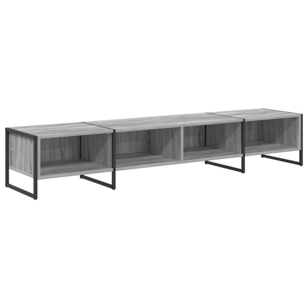 ТВ шкаф Сив Сонома 170.5 x 36 x 30.5 см Инженерно дърво