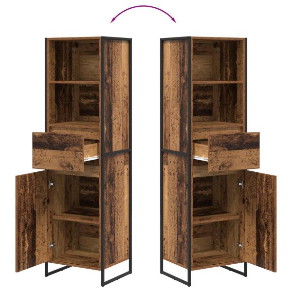 Шкаф за книги Старо дърво 43 x 36 x 150.5 см