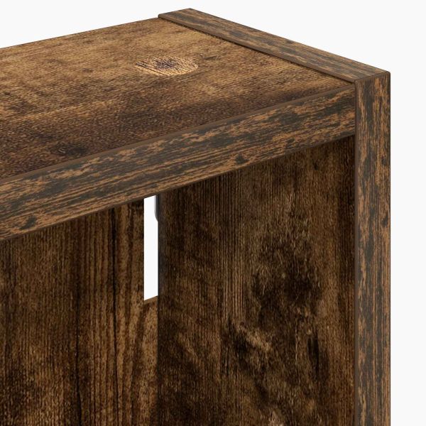 Банен стенен шкаф Пушена Дъб 20 x 10 x 50 см