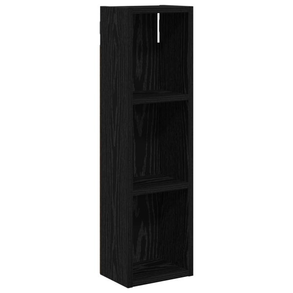 Банен стенен шкаф Черен Дъб 20 x 14 x 70 см