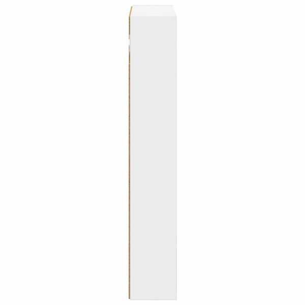 Банен стенен шкаф Бял 40 x 10 x 60,5 см