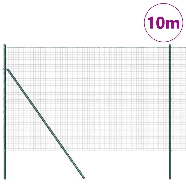 Стълб за ограда. Зелен