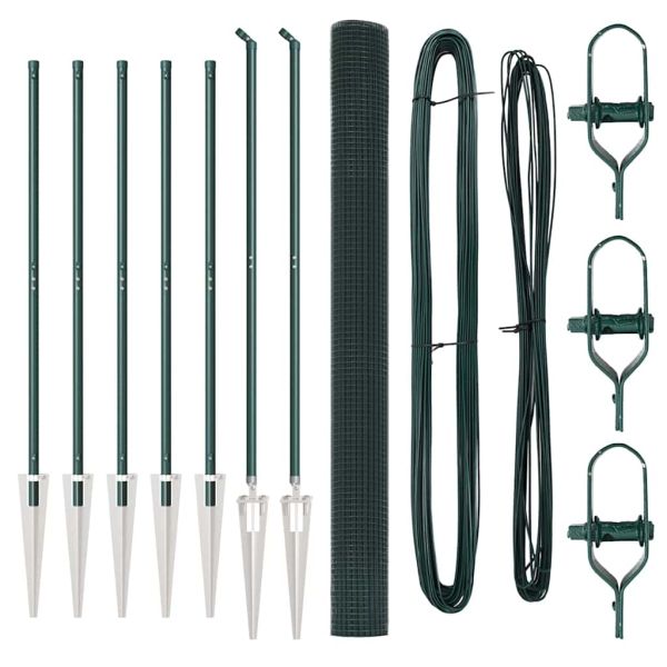 Стълб за ограда. Зелено