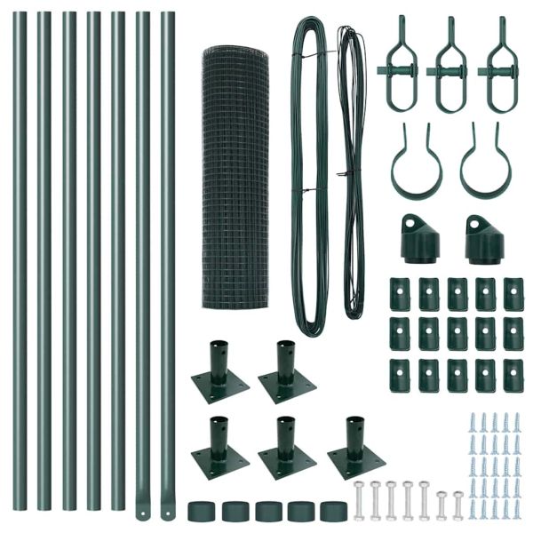 Стълб за ограда. Зелено