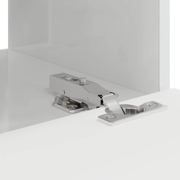 TV стенен шкаф 2 pcs Гланц бяло 39 x 31 x 29,5 см