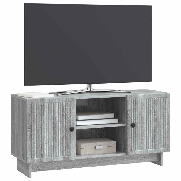 ТВ шкаф 102 x 34,5 x 50 см Сив Сонома Инженерна дървесина
