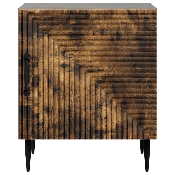 Нощен шкаф 2 бр. Опушен дъб 43 x 34,5 x 50 см