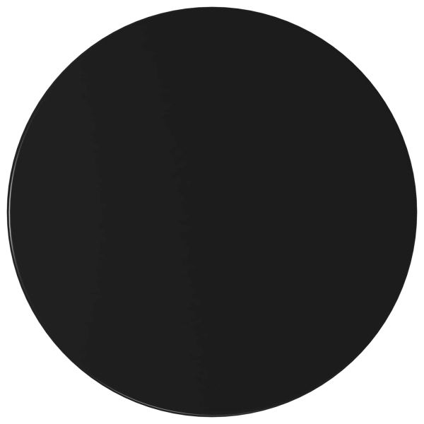 Страничен шкаф 2 pcs Черен Ø40 x 50 см
