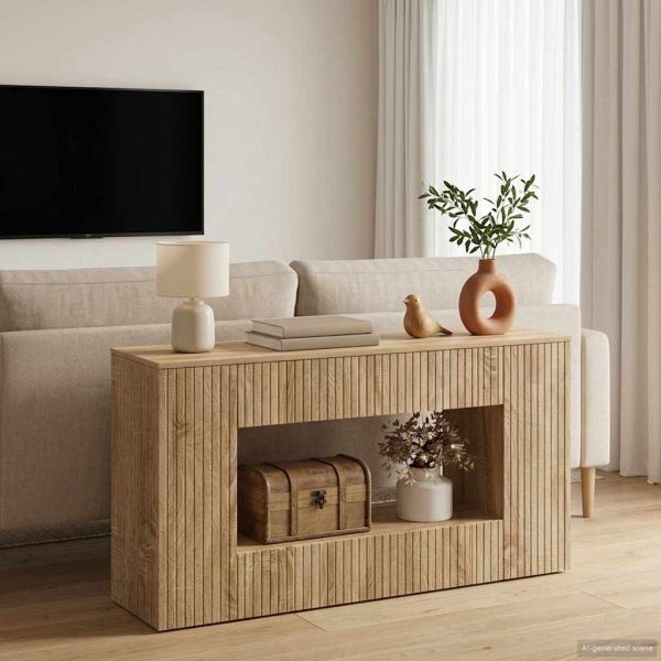 Конзолна маса Сонома дъб 101 x 29 x 74 см