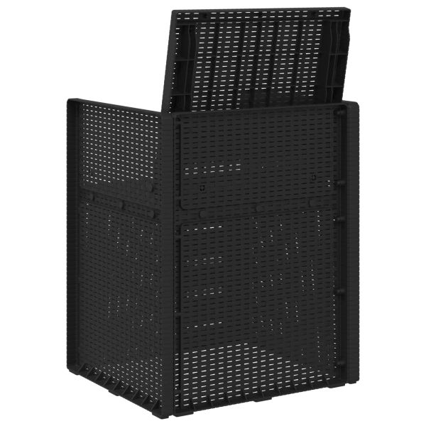 Градински Dining Столове 2 pcs Антрацит 53 x 47 x 88,5 см ПП