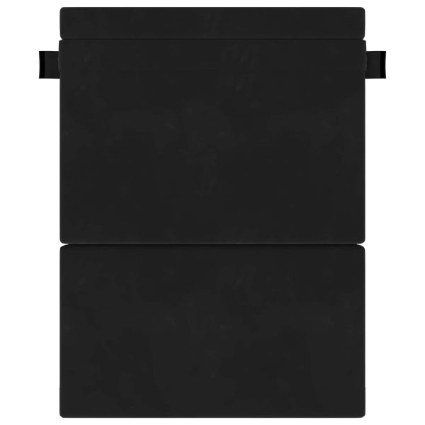 Сгъваем диван легло Черно 152 x 86,5 x 60 см Текстил