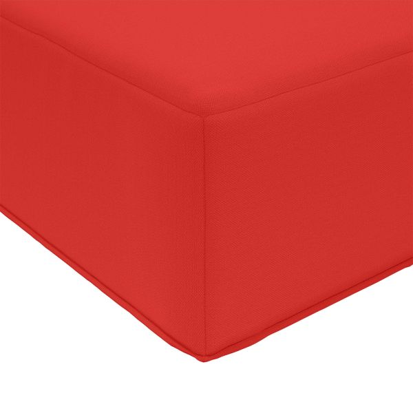Възглавница за диван на открито Полиестер Червено 60 x 60 cm
