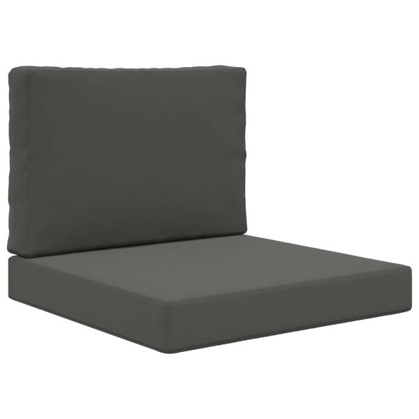 Възглавница за диван на открито Полиестер Антрацит 60 x 60 cm