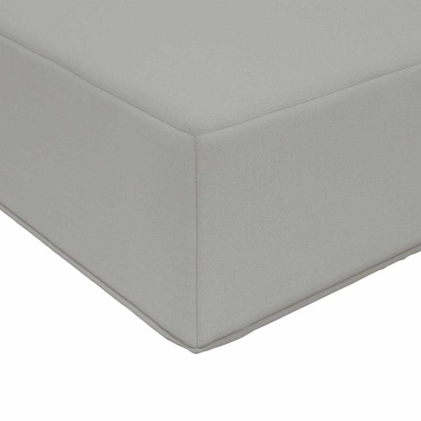 Възглавница за диван на открито Полиестер Сив 60 x 60 x 8 см