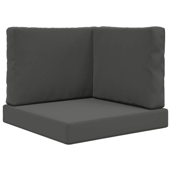 Възглавница за диван на открито Полиестер Антрацит 60 x 60 cm