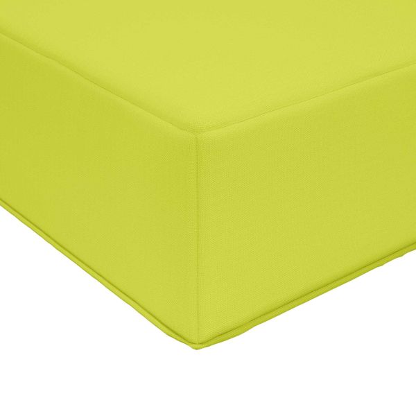 Възглавница за диван на открито Полиестер Зелено 60 x 60 cm